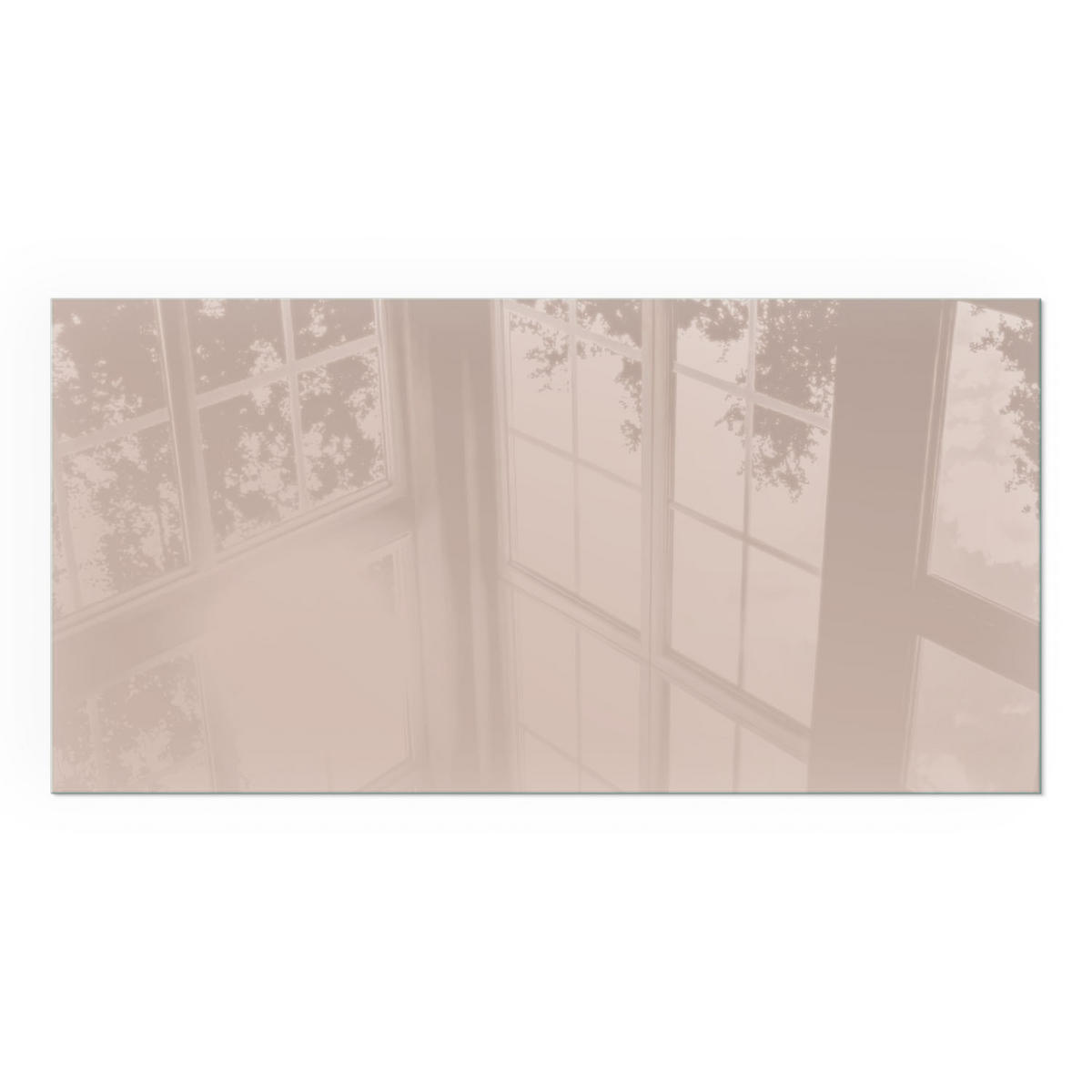 GLASPLATTE für Kamin 120x60 cm - Orange, Glas (120/60/0.4cm) - TULUP