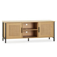 TV-ELEMENT Cruz 2 Türen Eiche farbe - Honigeiche, Holzwerkstoff (120/48/40cm) - VS Venta-stock