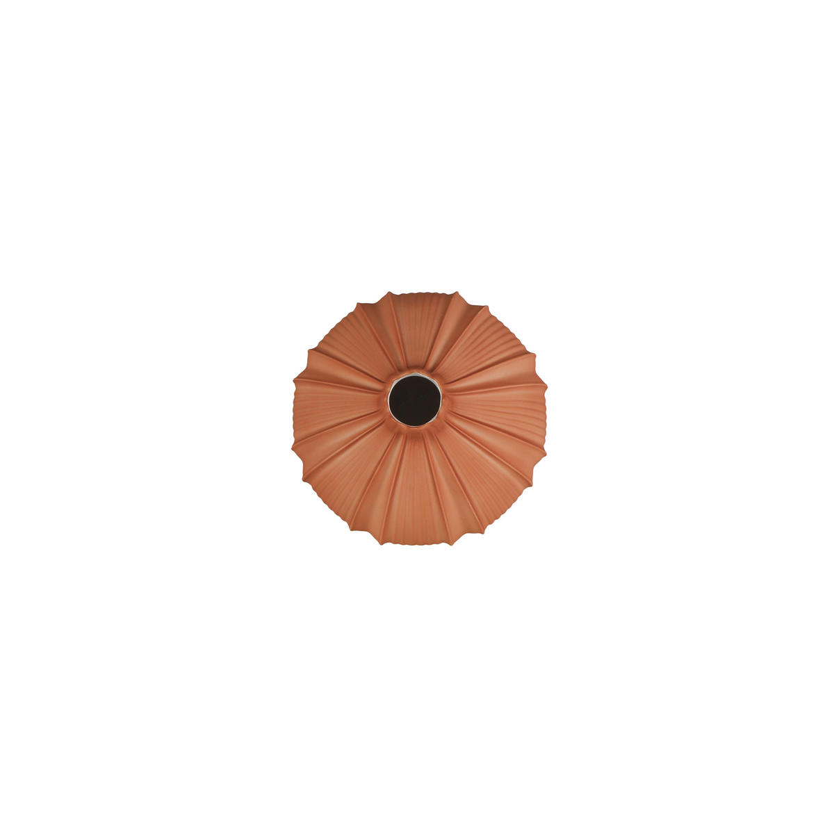 VASE Bahar, Biskuit-Porzellan, orange, 12 cm - Orange, Keramik (12cm) - Goebel