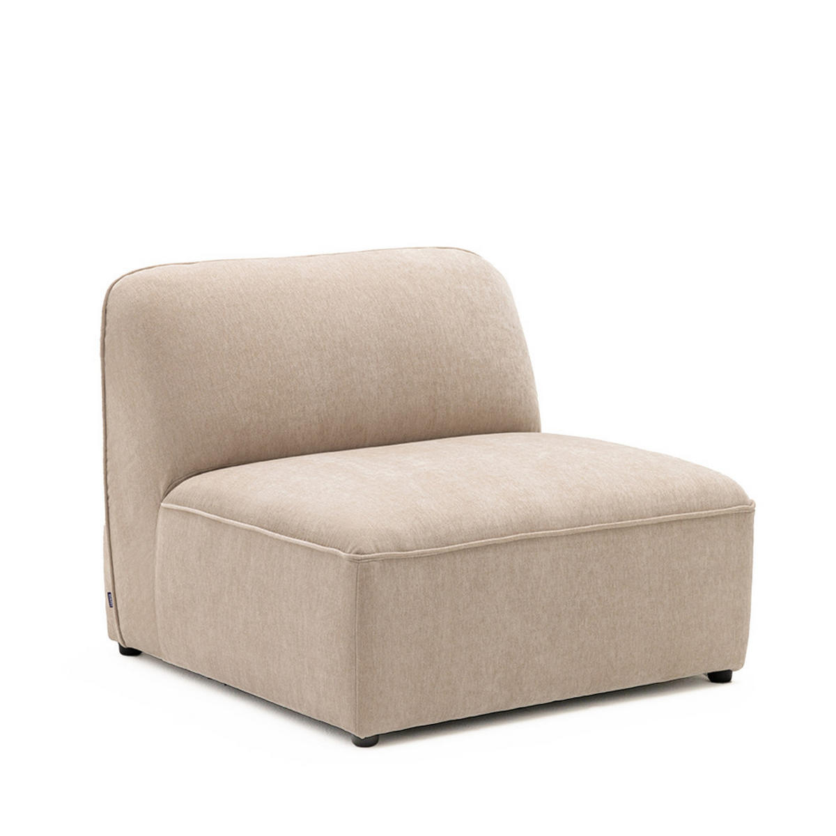 SITZSESSEL für modulare Stoffsofas - NOOR - Ecru - Beige, Textil (97/71/91cm) - Drawer