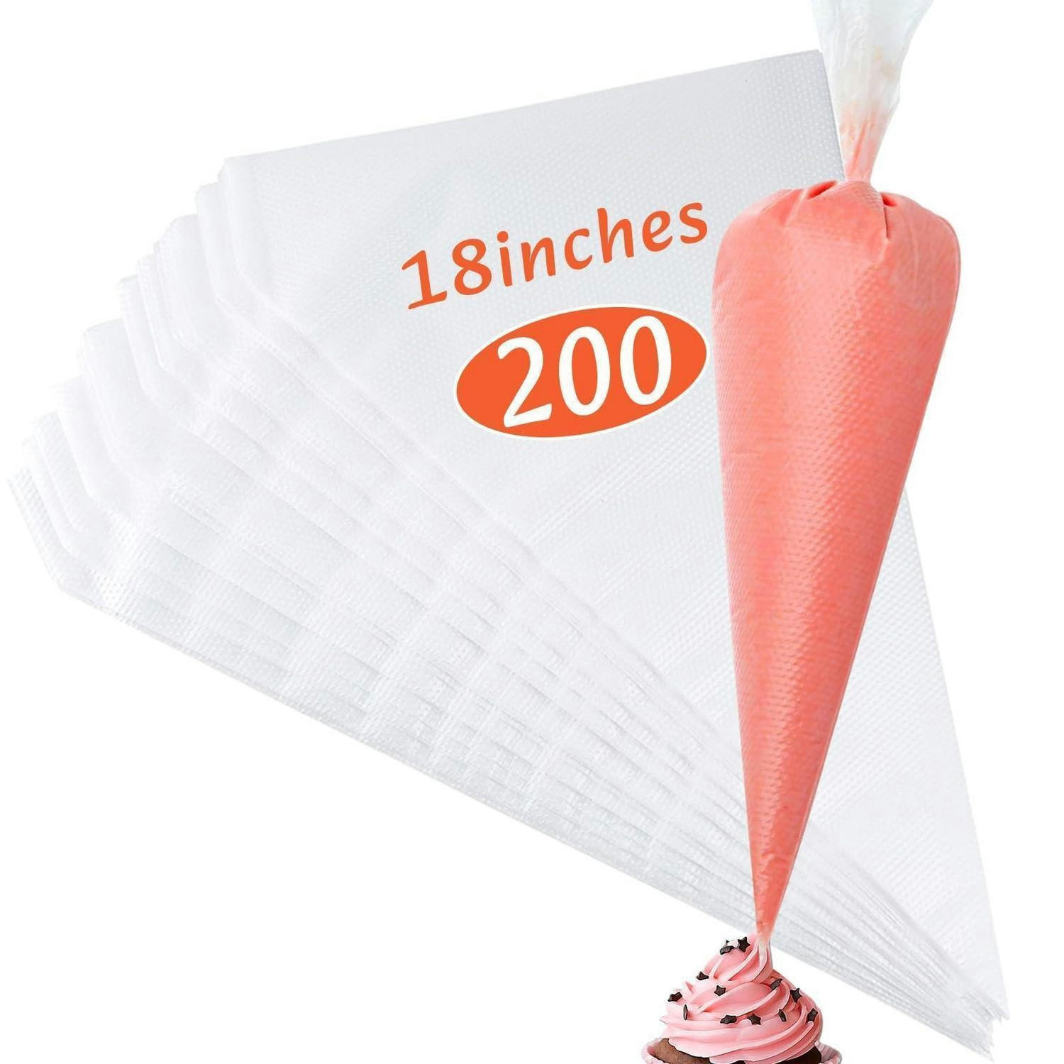 SPRITZBEUTEL Einweg 200 Stück 45,5 cm - Transparent, Kunststoff (25/1/46cm)