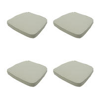 SITZKISSEN Canvas 48/48 cm 4er-Set - Beige, Textil (48/7/48cm) - Madison