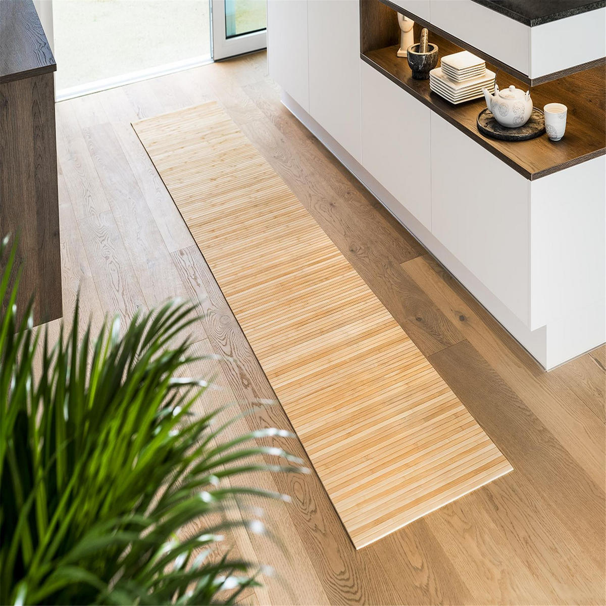 BADEMATTE SALZBURG - Naturfarben, Naturmaterialien (50/290cm) - WohnDirect