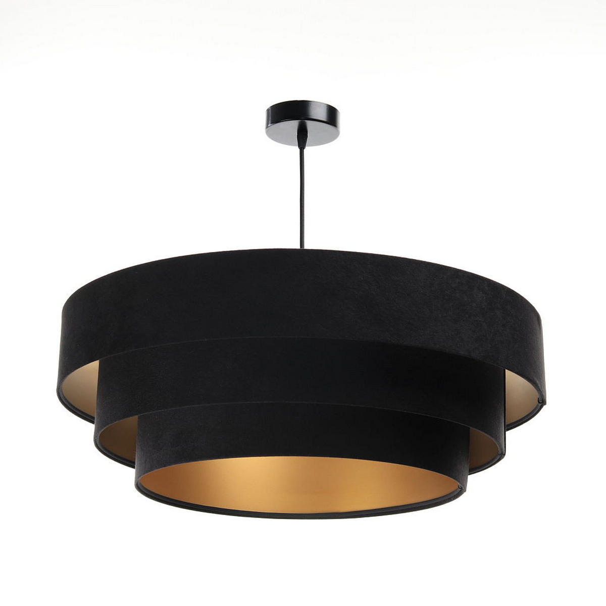 HÄNGELEUCHTE Gold 60/20 cm - Goldfarben, Kunststoff (60/1.5/20cm) - ONZENO