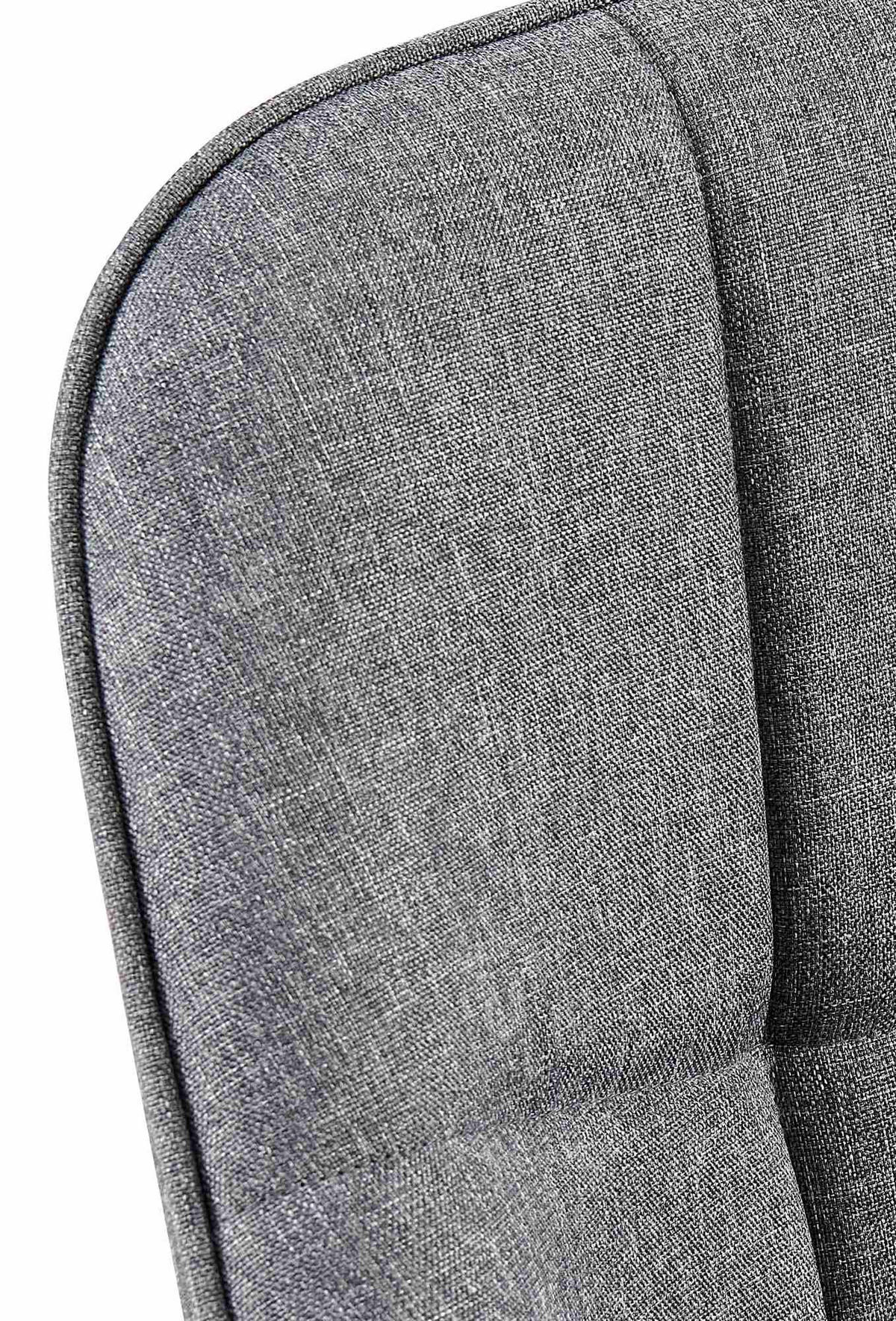 ESSZIMMERSTUHL Gunim Stoff Dunkelgrau Wohnzimmerstuhl - Dunkelgrau, Textil (65/85/58cm) - DELUKE