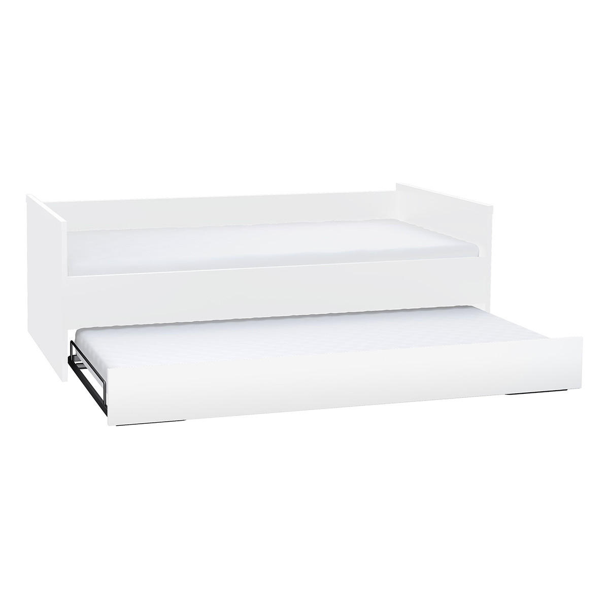 POSTEL 90/200 Bílá - bílá, kompozitní dřevo (90/200cm) - Petits-meubles