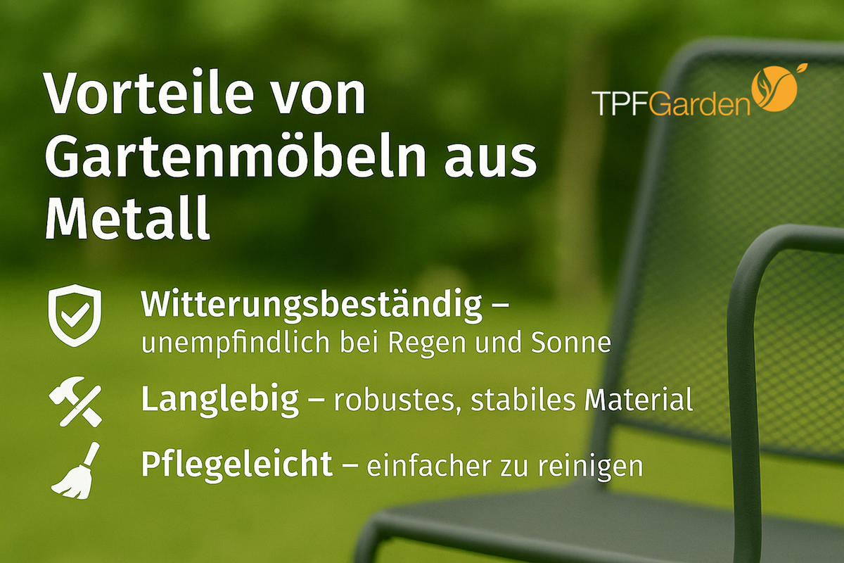 GARTENTISCH Roma 110cm rund mit Schirmloch aus Streckmetall - Grau, Metall (110/110/72cm) - TPFGarden
