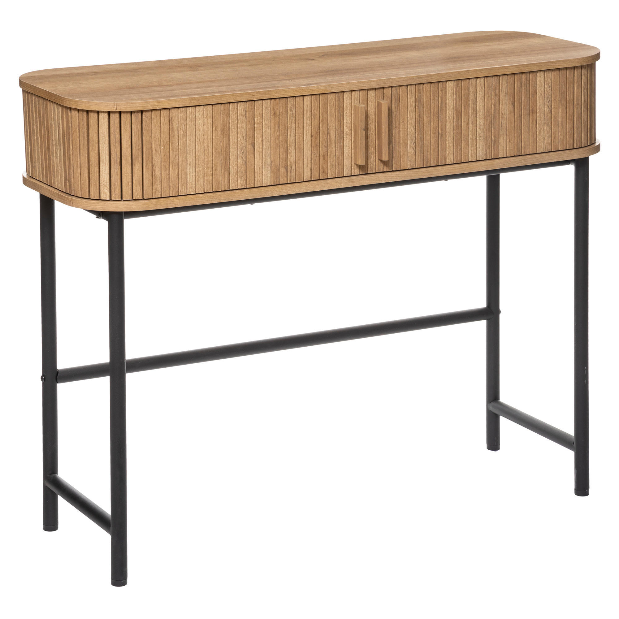 KONSOLE Kommode Colva Beige 100/35/80,5 cm - Beige, Holzwerkstoff (100/35/80.5cm) - Atmosphera Createur d´interieur