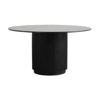ESSTISCH ERIE Schwarz 140x140x76 cm - Schwarz, Holz (140/140/76cm) - FURNLUX