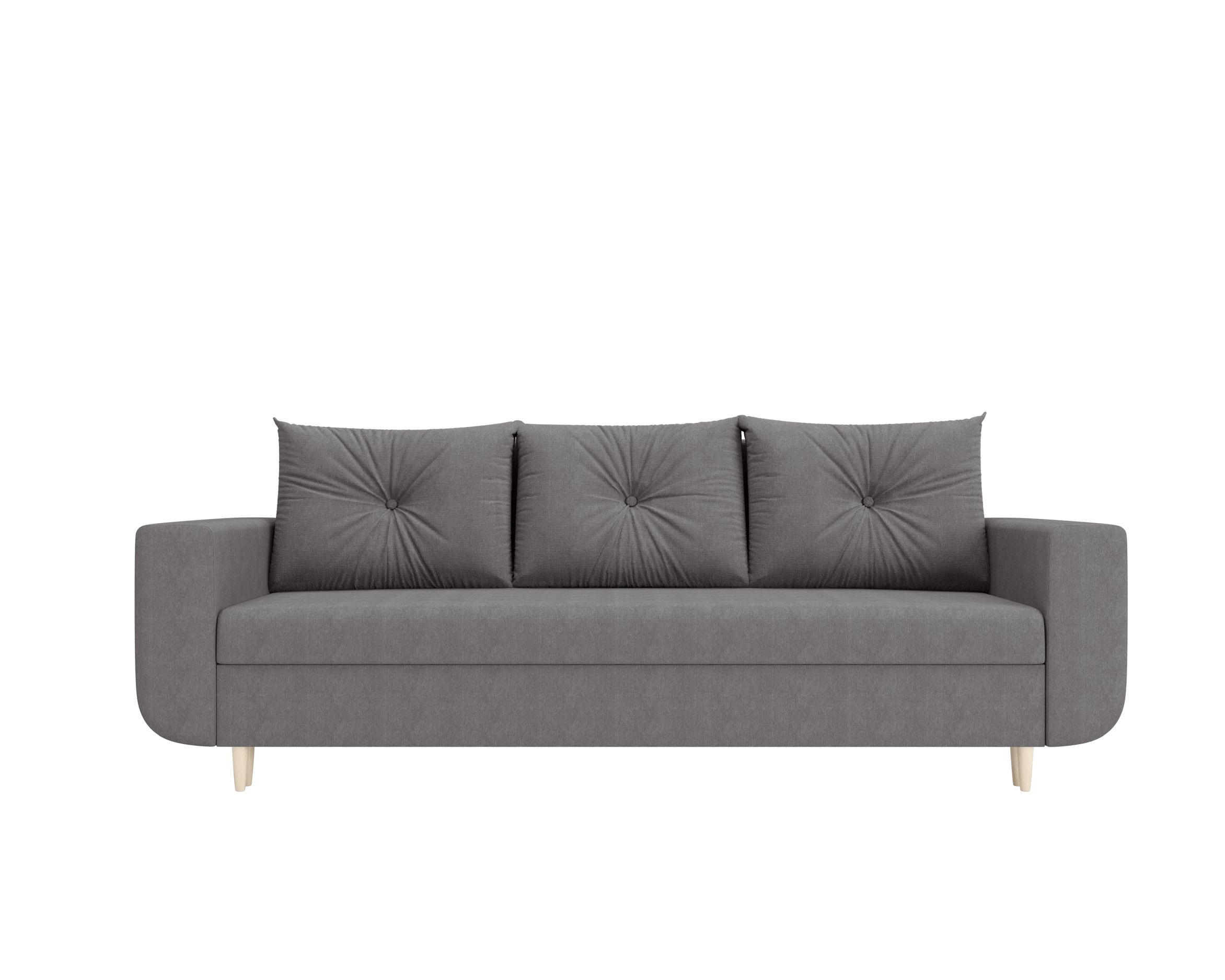 SOFA DELFIN mit Schlaffunktion COSMIC 160 Sofa mit Stauraum - Grau, Textil (90/88/240cm) - Bedante