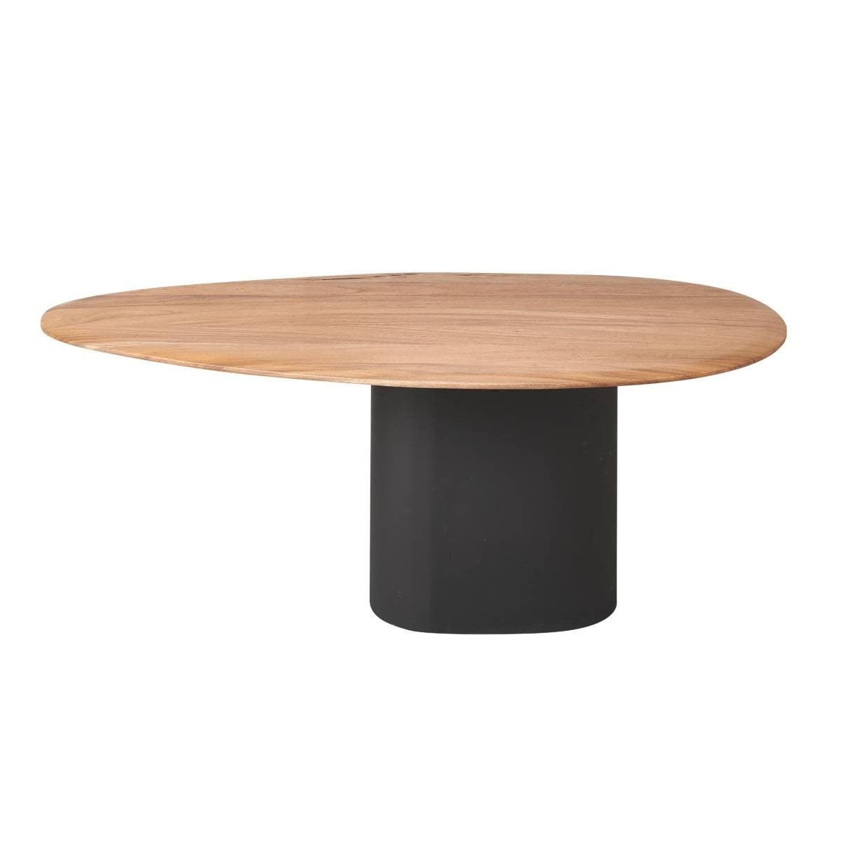 ESSTISCH aus massivem Suar 110/200/76 cm - Eschefarben, Holz (114/110/76cm) - Signature