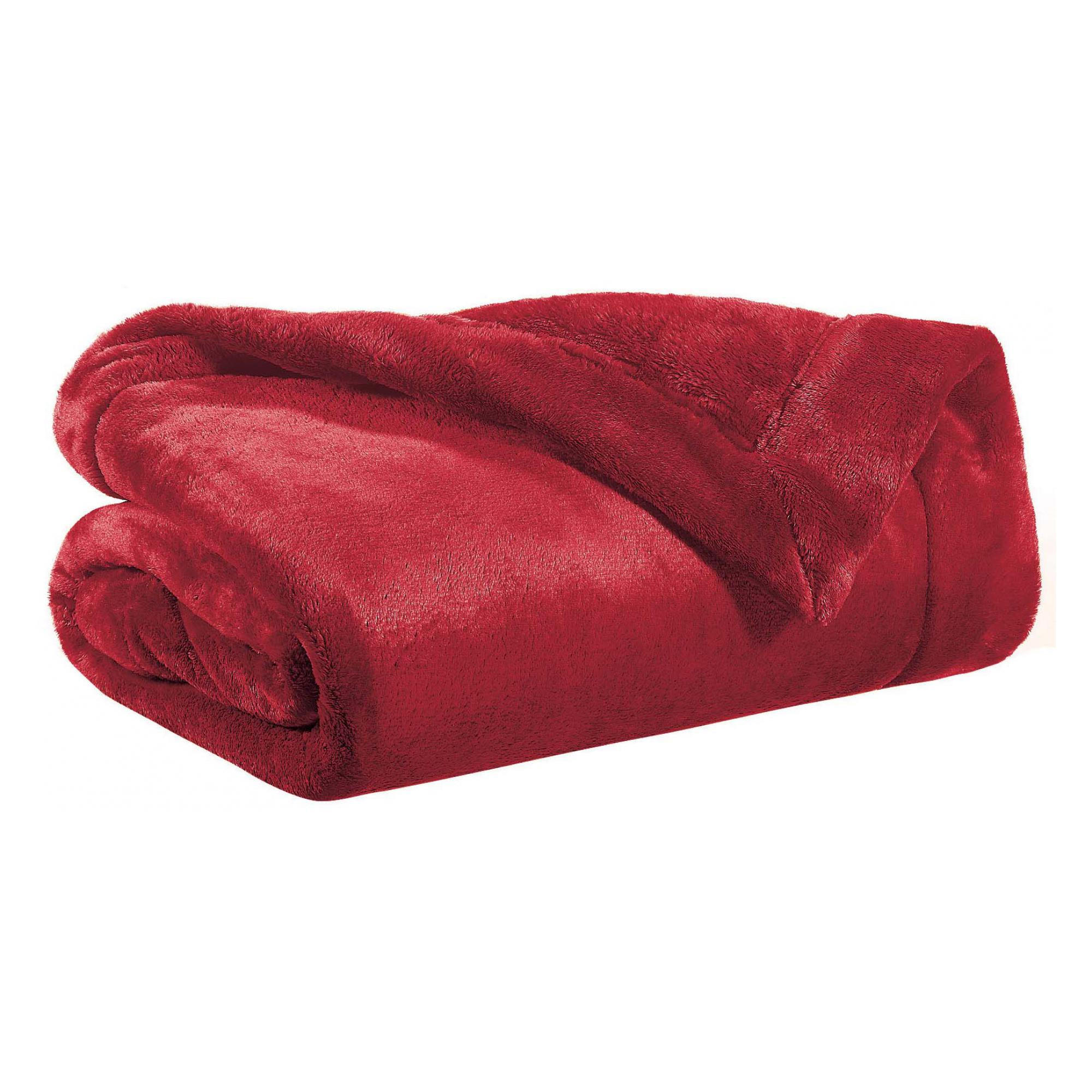 PLAID Tender rubinrot 150 x 200 cm - Rot, Textil (150/200cm) - Vivaraise