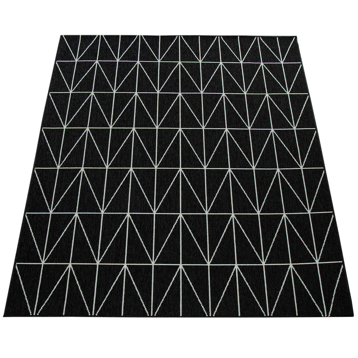 OUTDOORTEPPICH 80/150 cm Brugge 224 - Schwarz, Textil (80/150cm) - Paco Home