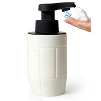 AUTOMATISCHER Seifenspender Keramik 320ml USB-Aufladung - Weiß, Keramik (6.5/17/9.5cm)
