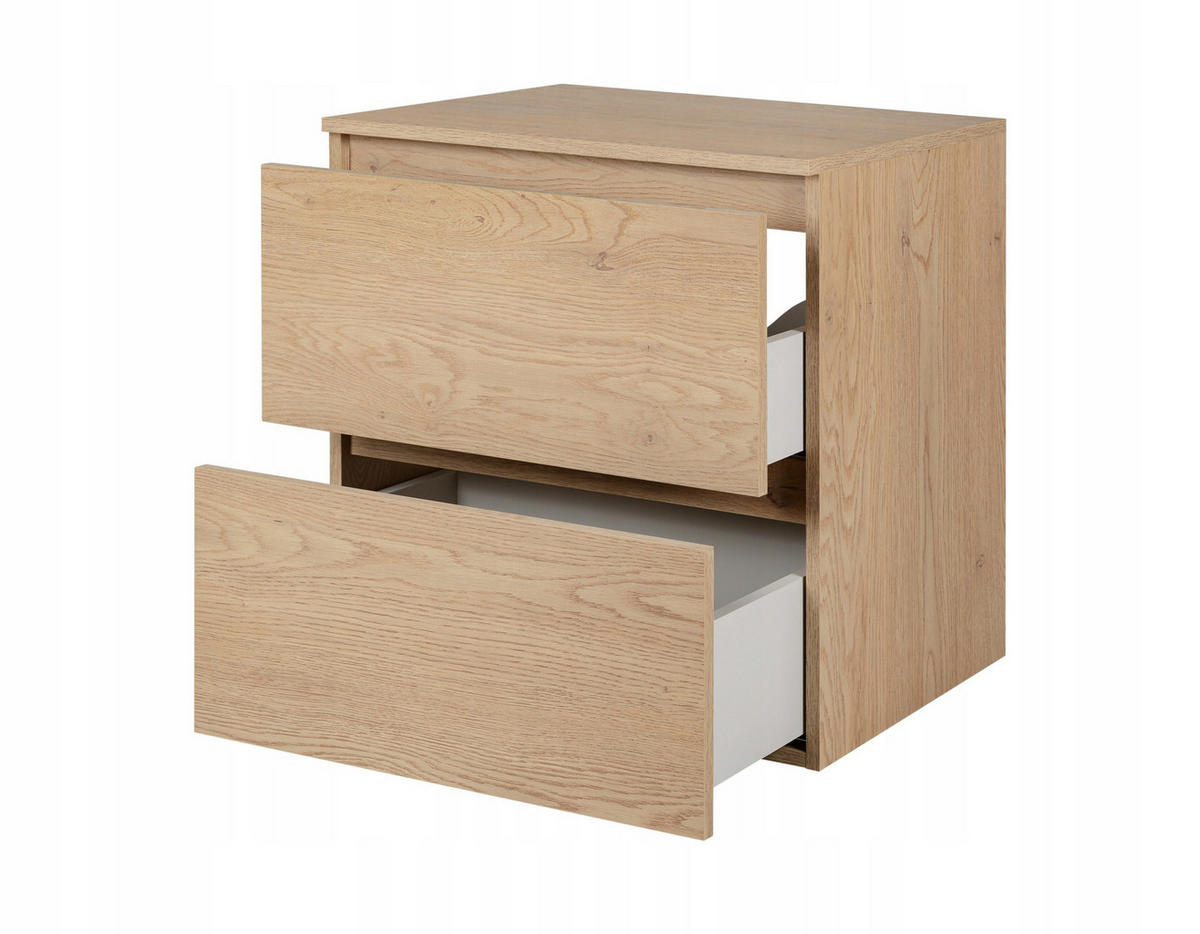 WASCHBECKUNTERSCHRANK SIMPLE 120cm mit Waschbecken Eichen Craft - Eiche Artisan, Holz (120/62/46cm) - Rodan