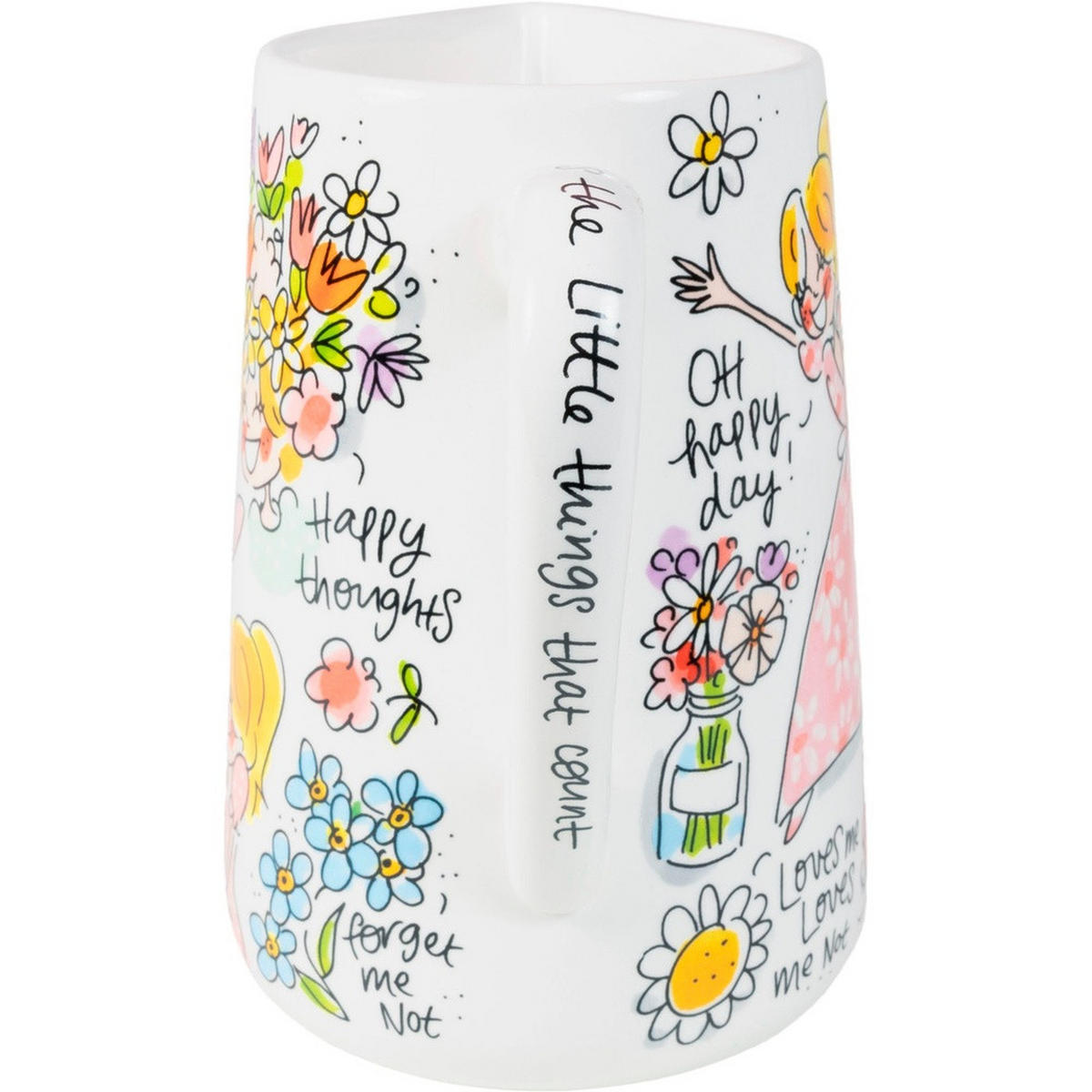 SAFTKANNE Kleine Dinge in Bunt - 1000 ml - Multicolor, Keramik (1L) - Blond Amsterdam