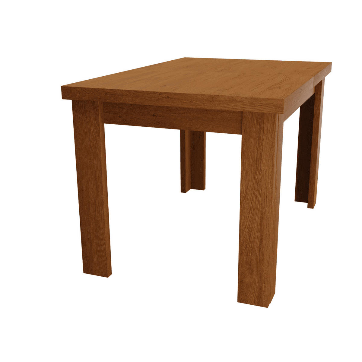 ESSTISCH ausziehbar 120-160 x 80 x 75,5 cm Esche hell - Eschefarben, Holzwerkstoff (80/120/75.5cm) - Koseto