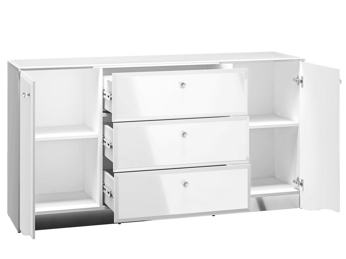 SIDEBOARD – 160 cm – Glamour – Eichefarben - Eichefarben, Holzwerkstoff (160/85/41cm) - hi-markt