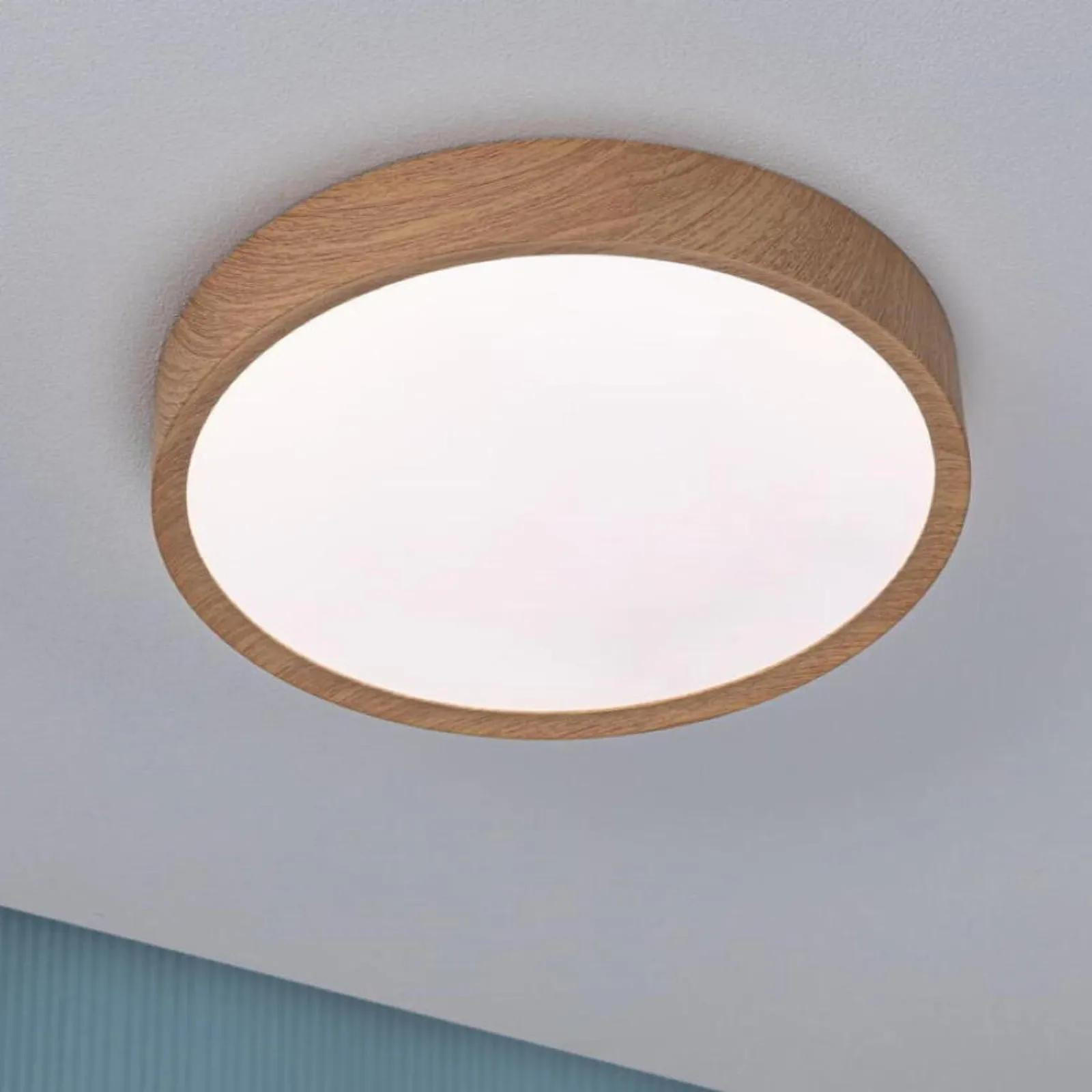 BADEZIMMER DECKENLEUCHTE - Hellbraun, Kunststoff (16.7/16.7/6.4cm) - Paulmann