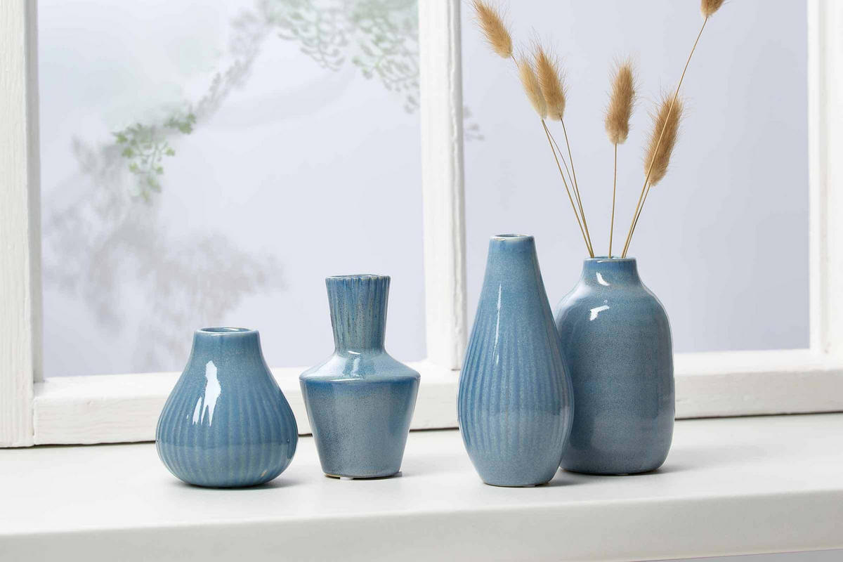 VASEN Granna blau 14,5 cm 8er Set - Blau, Keramik (14.5cm) - Ritzenhoff Breker