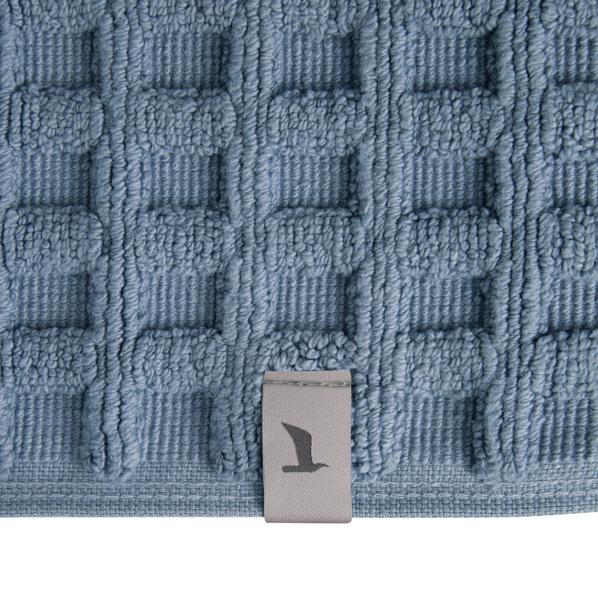 BADTEPPICH PIQUÉE 60X60 CM - Blau, Textil (60/60cm) - MÖVE