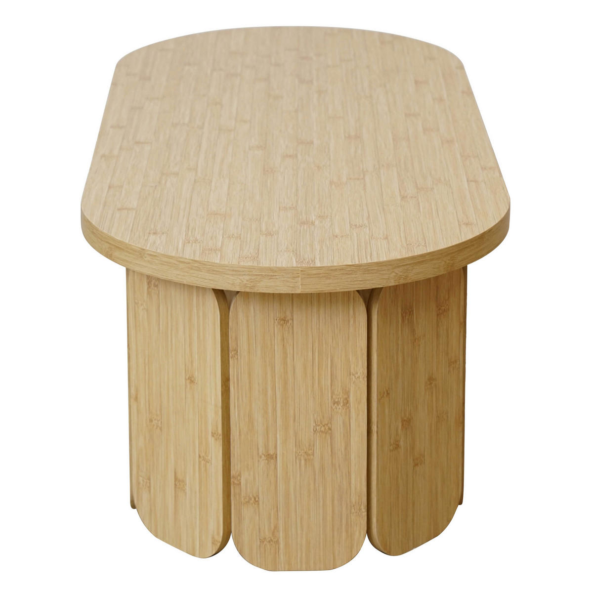 COUCHTISCH, Beigefarbe - Beige, Holz (110/50/38.5cm) - Oviala