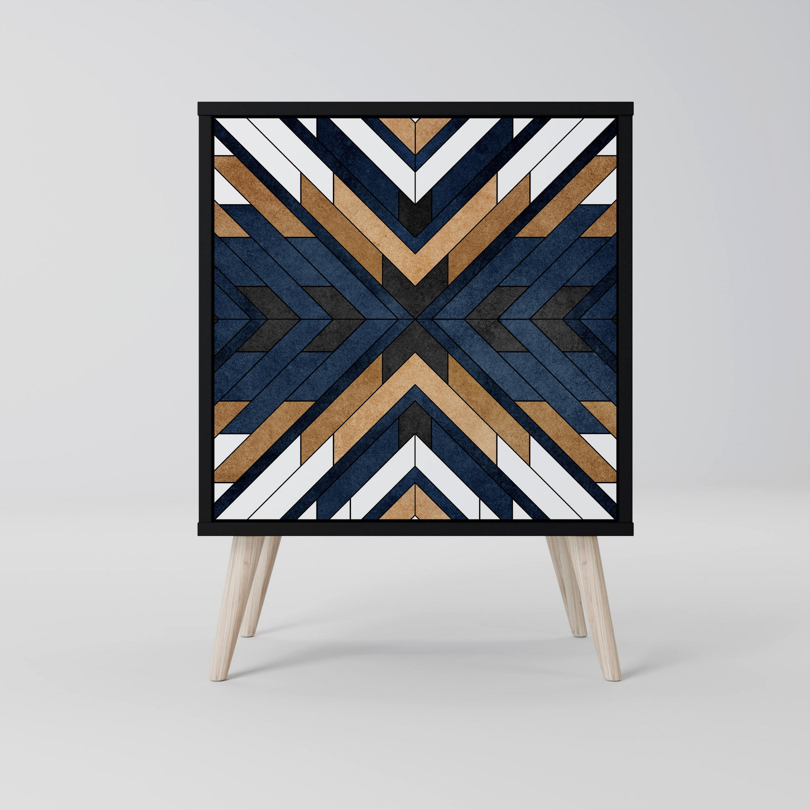 SpaceRebels Sideboard Schwarz 57.5x77.5x42 cm