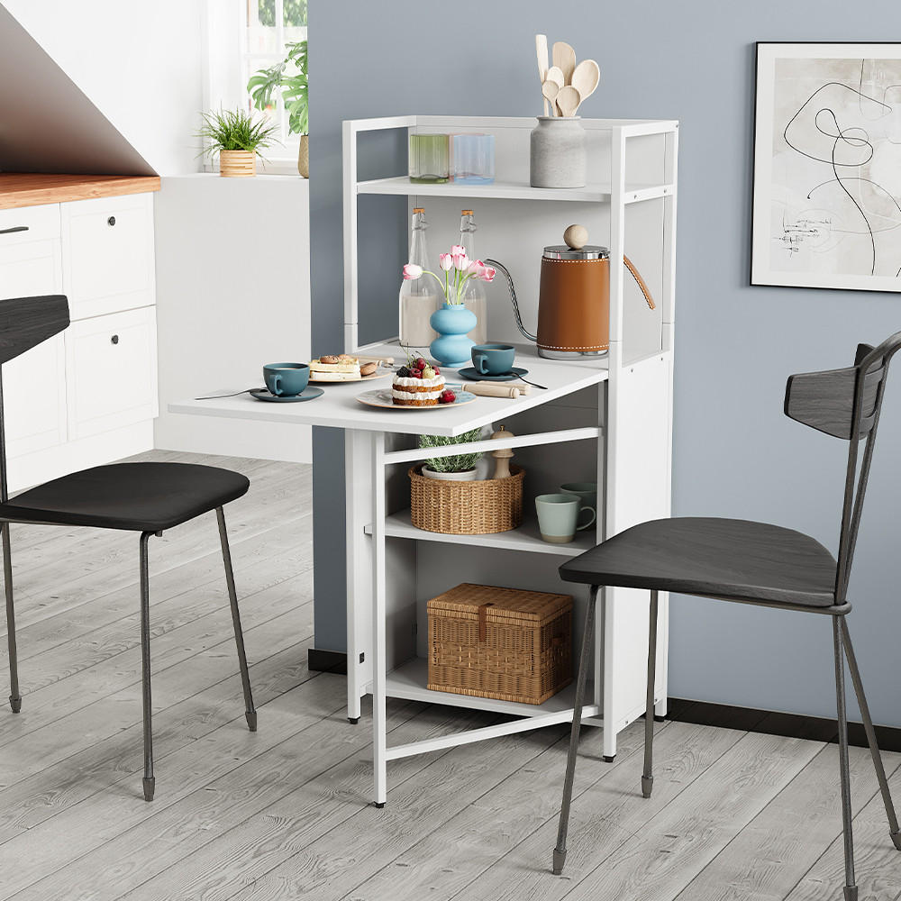 PSACÍ STŮL Savio Bílá - bílá, kompozitní dřevo (30/57/120cm) - Vicco