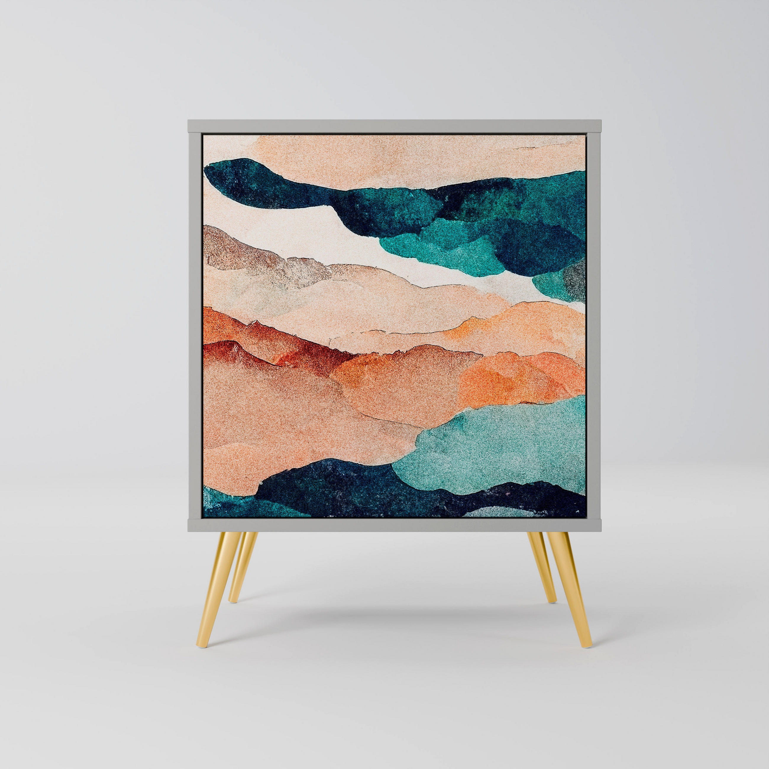 SpaceRebels Sideboard Grau 57.5x75.5x42 cm