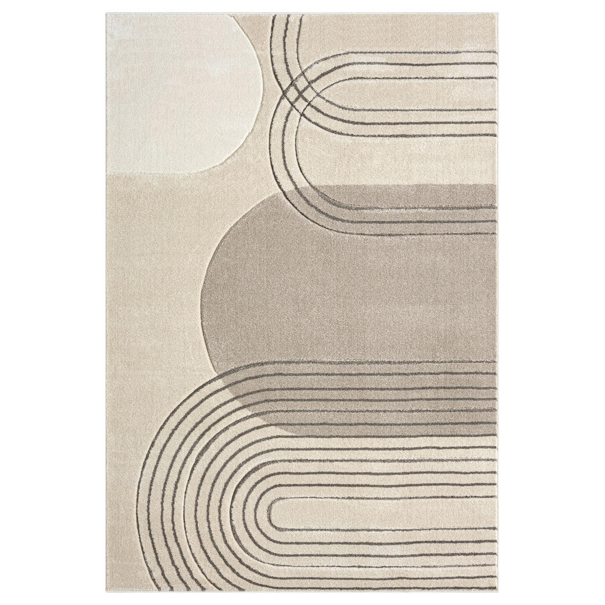 KURZFLOR-TEPPICH Bonito 7157 Braun 160x230 cm - Braun, Textil (160/230cm) - carpet city
