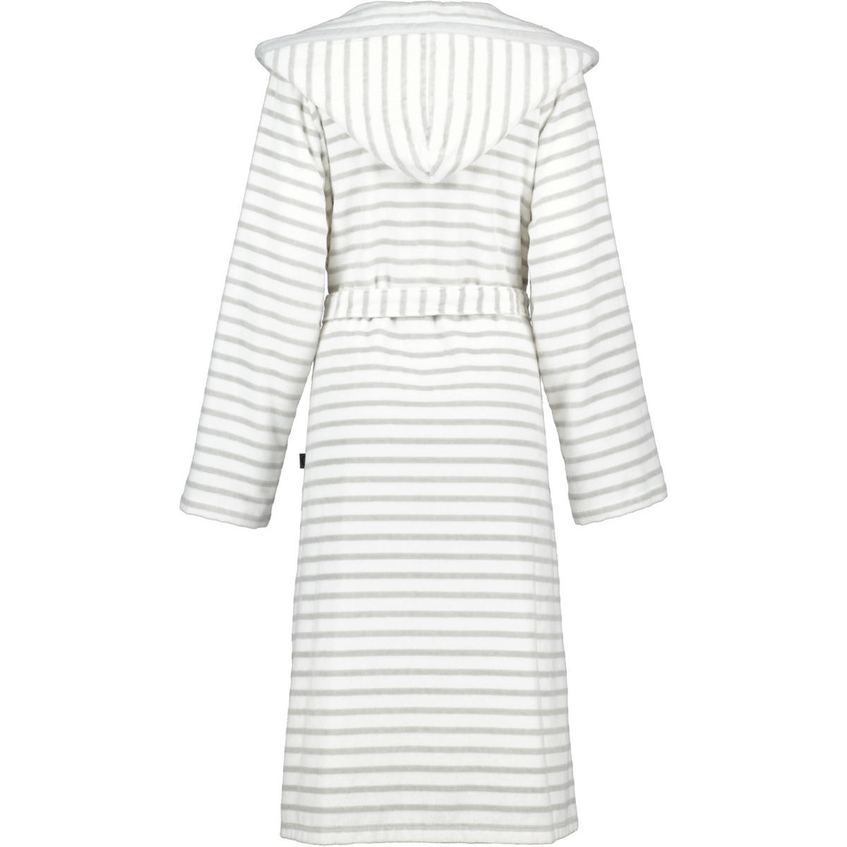 BADEMANTEL DAMEN KAPUZE BRETON 6596 SILBER - 76 - Grau, Textil (Mnull) - Cawoe