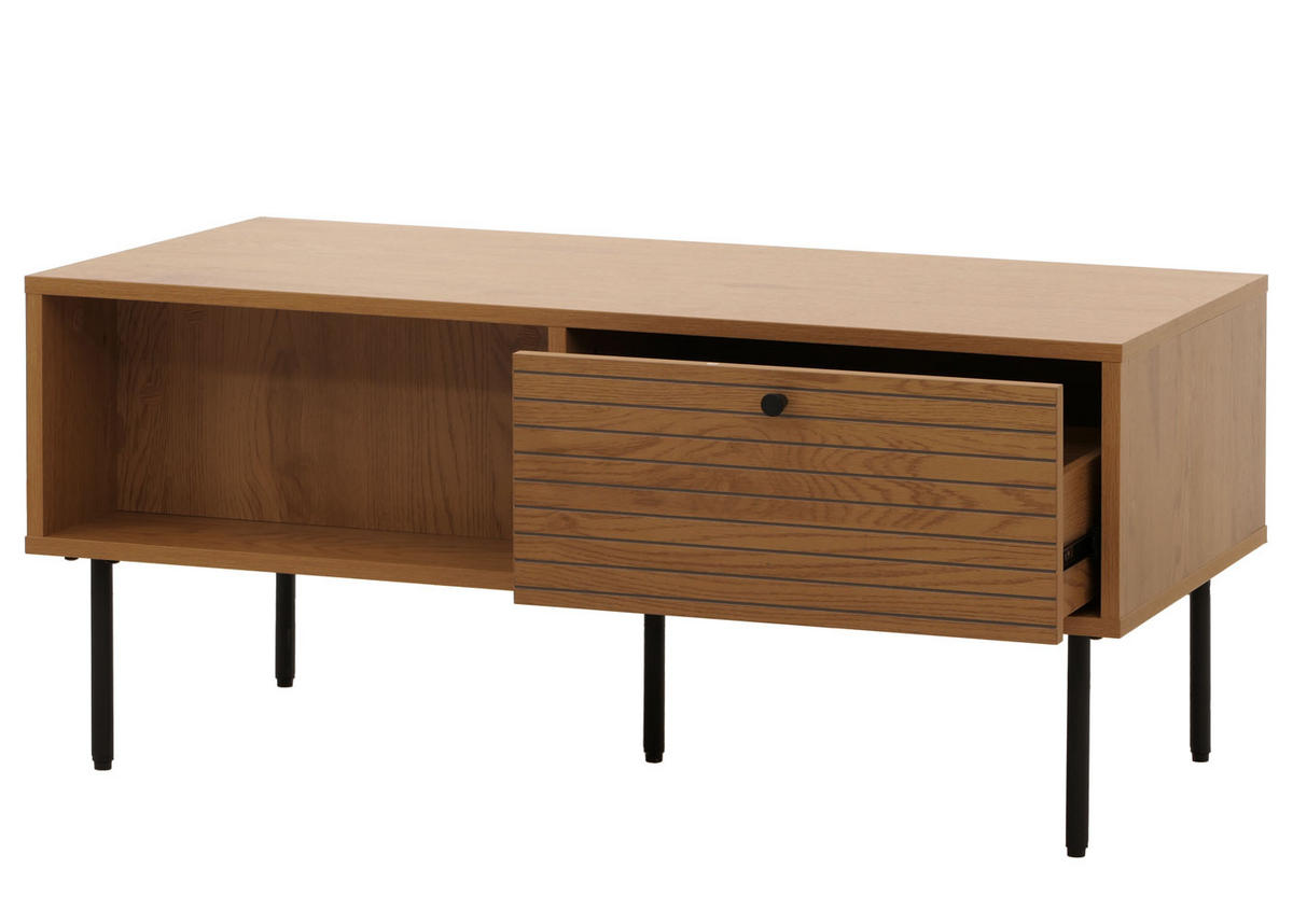 COUCHTISCH eckig Braun - Braun, Holz (50/100/45cm) - MCW