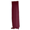 SCHLAUFENVORHANG reines Leinen mit verdeckten Schlaufen merlot-rot 135/245 cm - Dunkelrot, Naturmaterialien (135/255cm) - beties Heimtextil