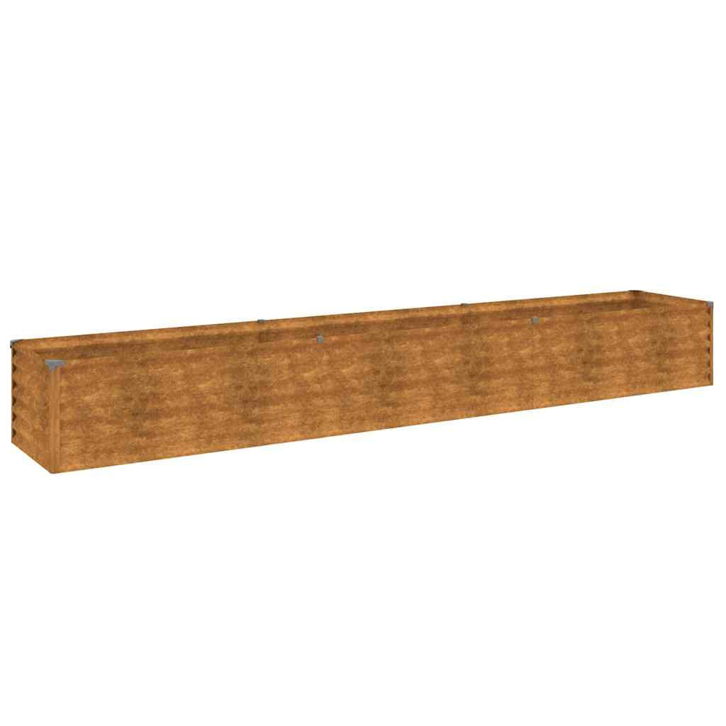 GARTEN-HOCHBEET 291/50/36 Cm Cortenstahl - Braun, Metall (291/36/50cm) - vidaXL