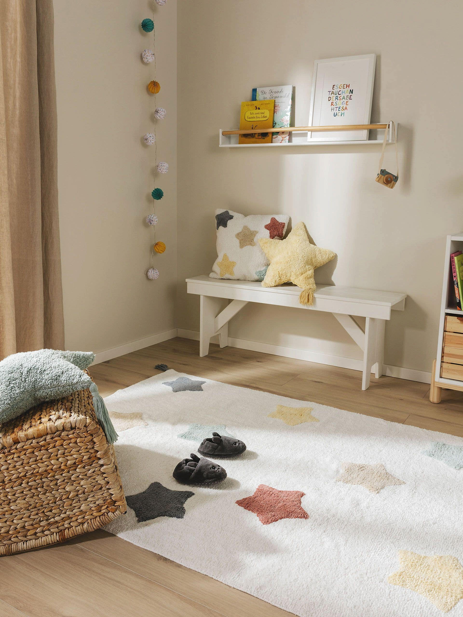 KINDERTEPPICH waschbar Stars Multicolor 120x170 cm - Multicolor, Textil (120/170cm) - Lytte