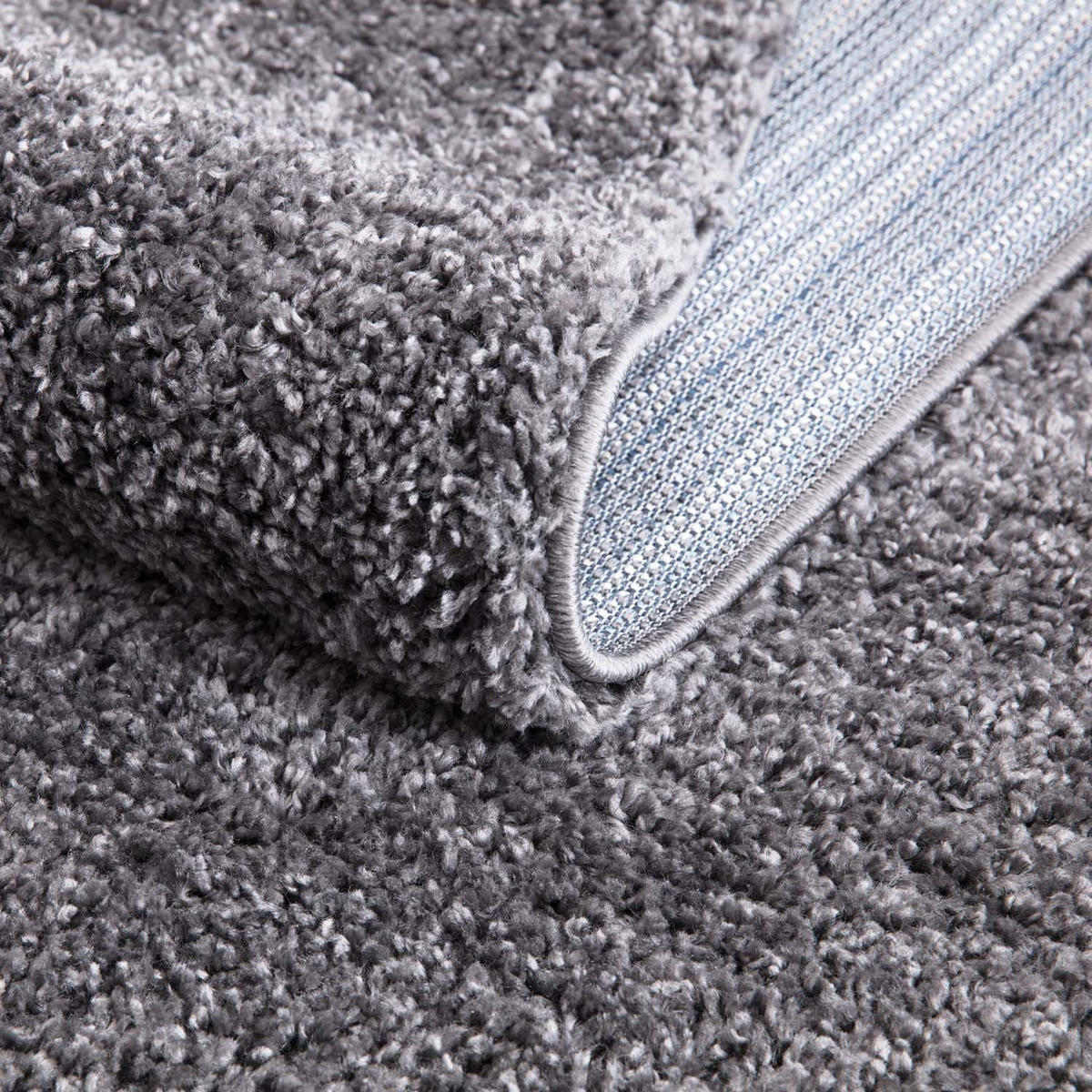 HOCHFLOR-TEPPICH City Shaggy 500 Anthrazit 200x290 cm - Anthrazit, Textil (200/290cm) - carpet city