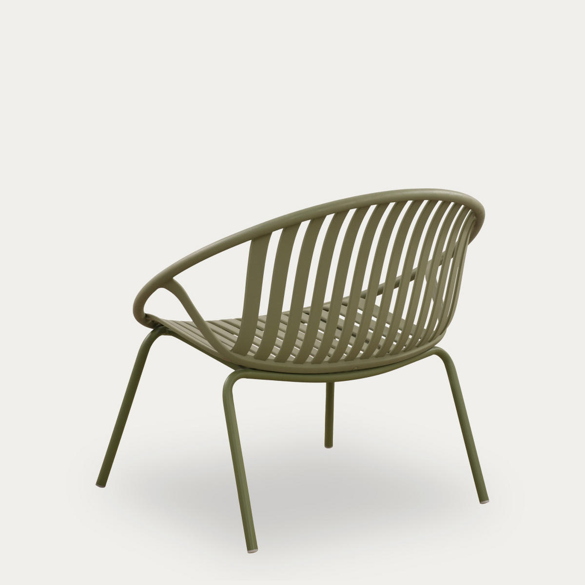 LOUNGESESSEL Barow Grün 79.5 cm x 72.5 cm - Grün, Kunststoff (79/72/71cm) - Kenay Home