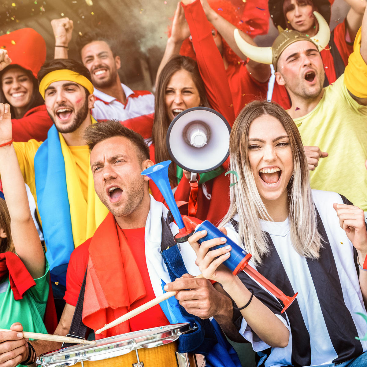 MEGAFON - Weiß, Kunststoff (13.5/21/22cm) - Relaxdays