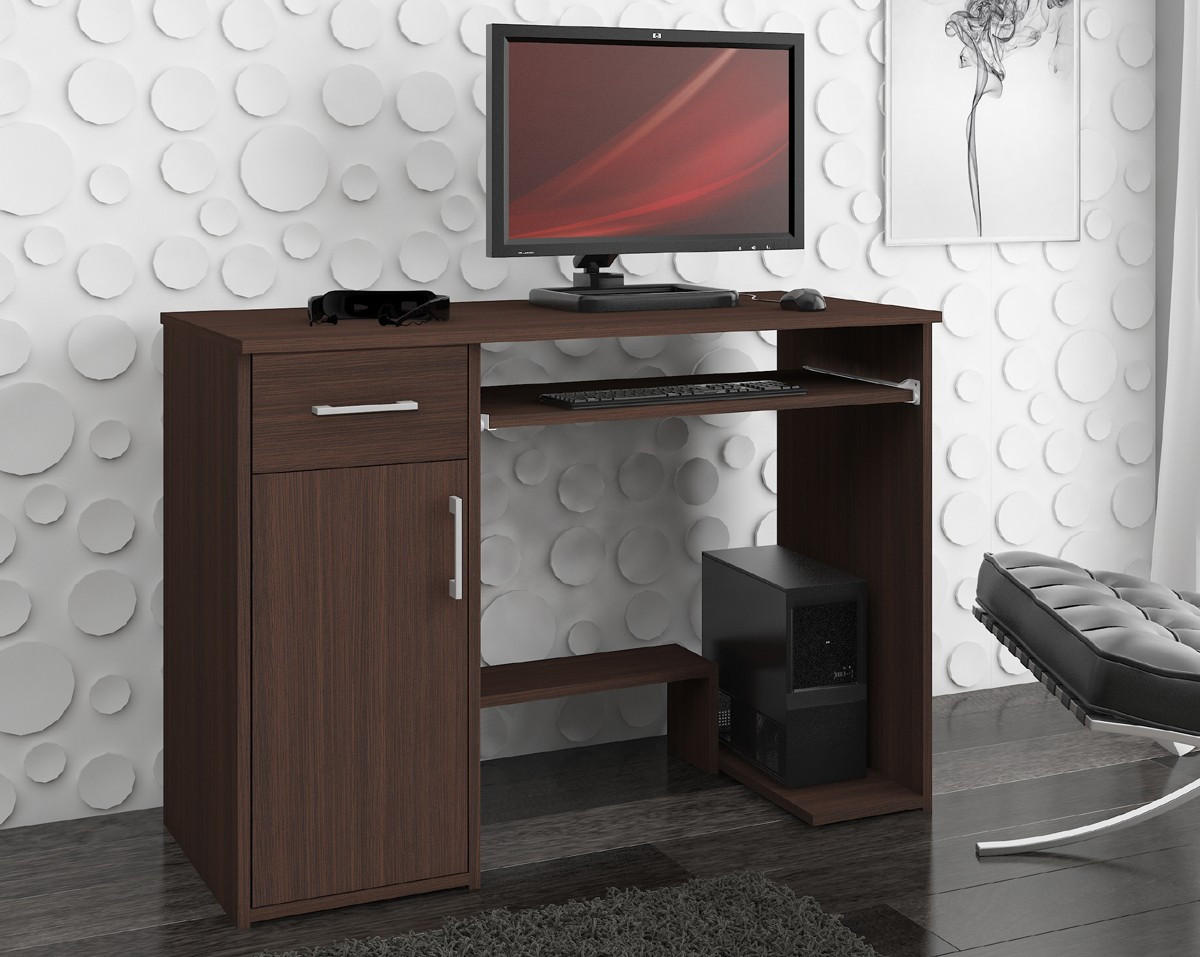 SCHREIBTISCH Dunkelbraun 74/90/50 - Dunkelbraun, Holzwerkstoff (50/90/74cm) - RAUMHIRSCH FURNITURE