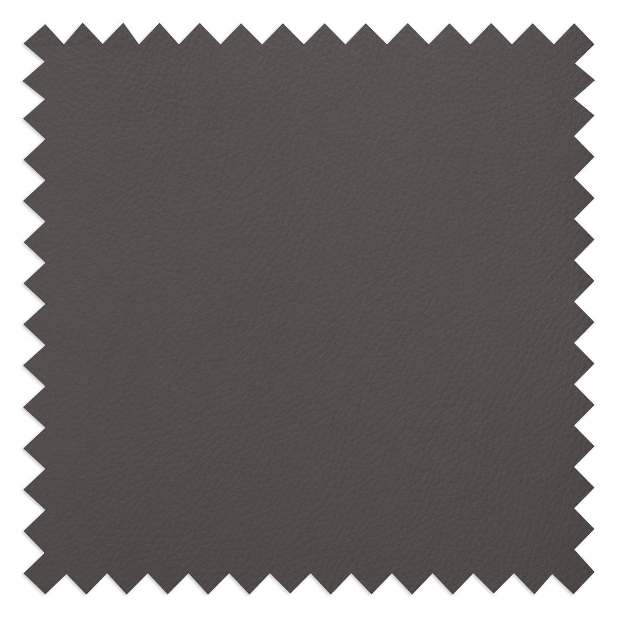 3-SITZER ECKSOFA mit Recamiere - Schwarz/Grau, Leder/Kunststoff (295/231cm) - home24