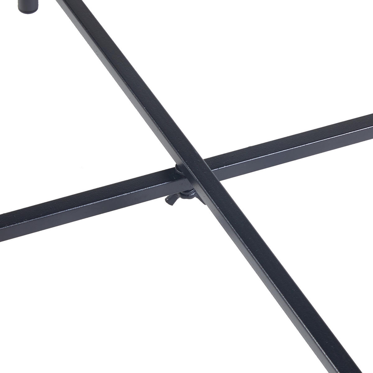 BEISTELLTISCH Sälen - Schwarz, Metall (40/40/50cm) - [en.casa]