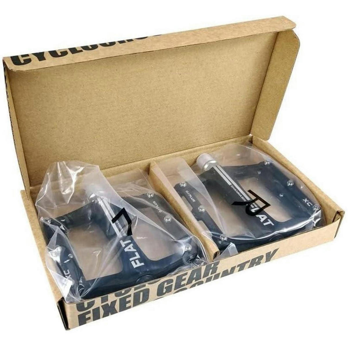 FAHRRADPEDALE Aluminium Anti-Rutsch Grün - Grün, Metall (9.8/1.5/10cm)