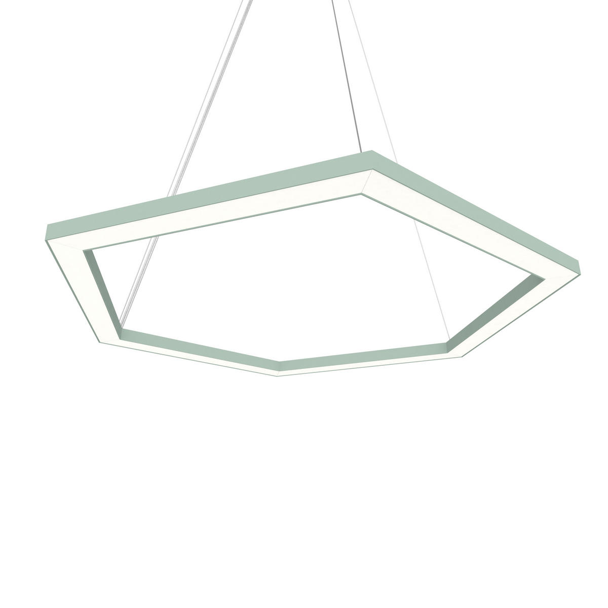 LED-HÄNGELEUCHTE - Grün, Metall (1.6/100/60cm) - Lumicom