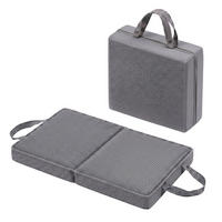 PODLOŽKA na kolená - sivá, textil (61/34cm) - Relaxdays