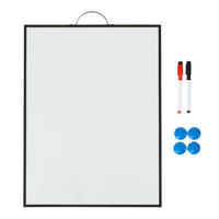 WHITEBOARD - Multicolor, Papier/Metall (30/40/1.5cm) - Relaxdays