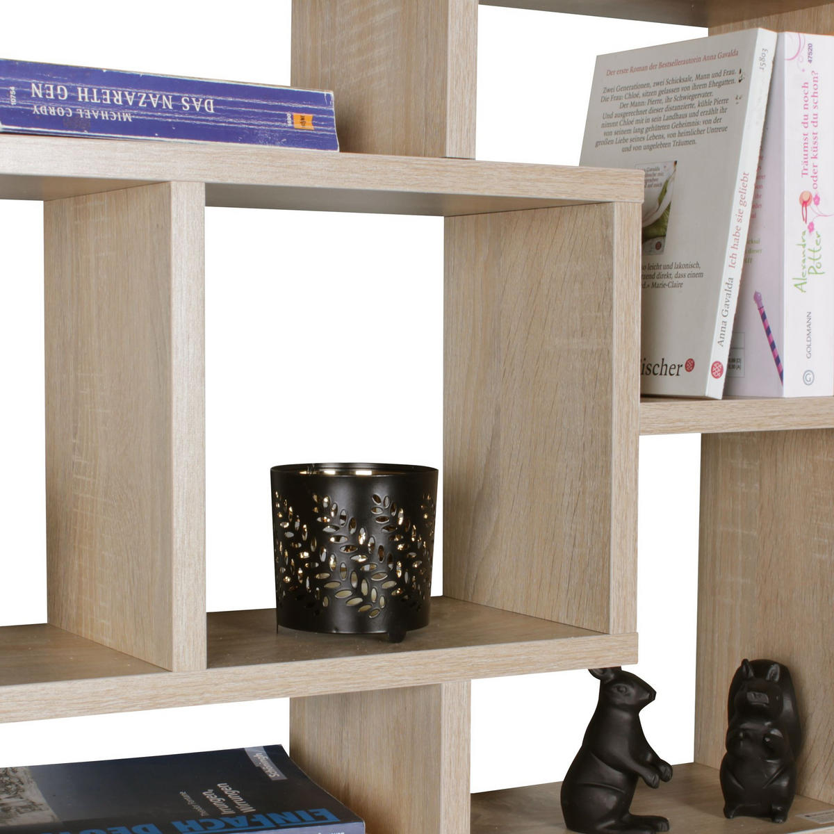 WANDREGAL RUR MDF Melaminbeschichtet Modern, Beige 85x16x48 cm - Beige, Holz (85/48/16cm) - KADIMA DESIGN