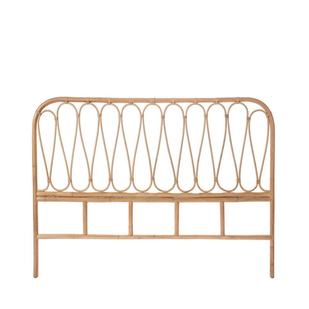 RATTANSENKOPFTEIL 148 cm - ATILAN - Natürlich - Naturfarben, Naturmaterialien (148/111/3cm) - Drawer