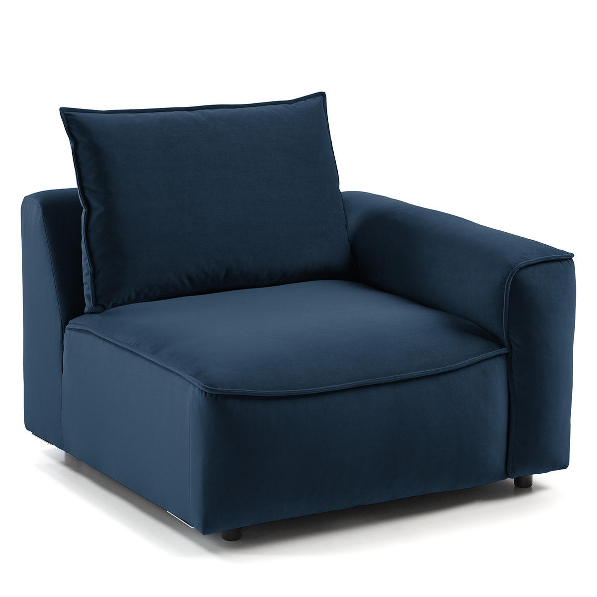 MODULSESSEL - Dunkelgrau, Textil (104/82/99cm) - home24