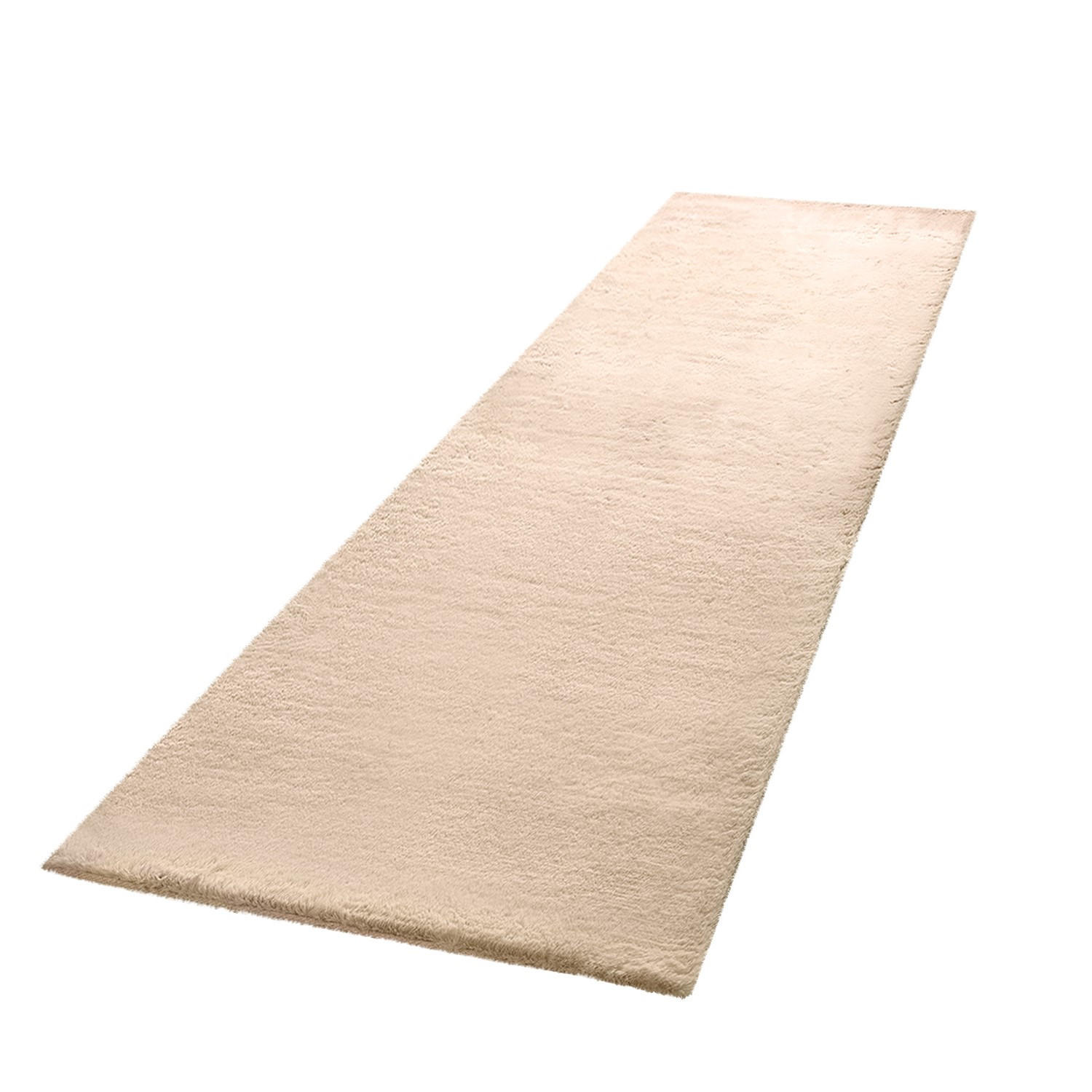 HOCHFLORTEPPICHE Sand 60 x 90 cm - Sandfarben, Kunststoff (60/90cm) - TT Home