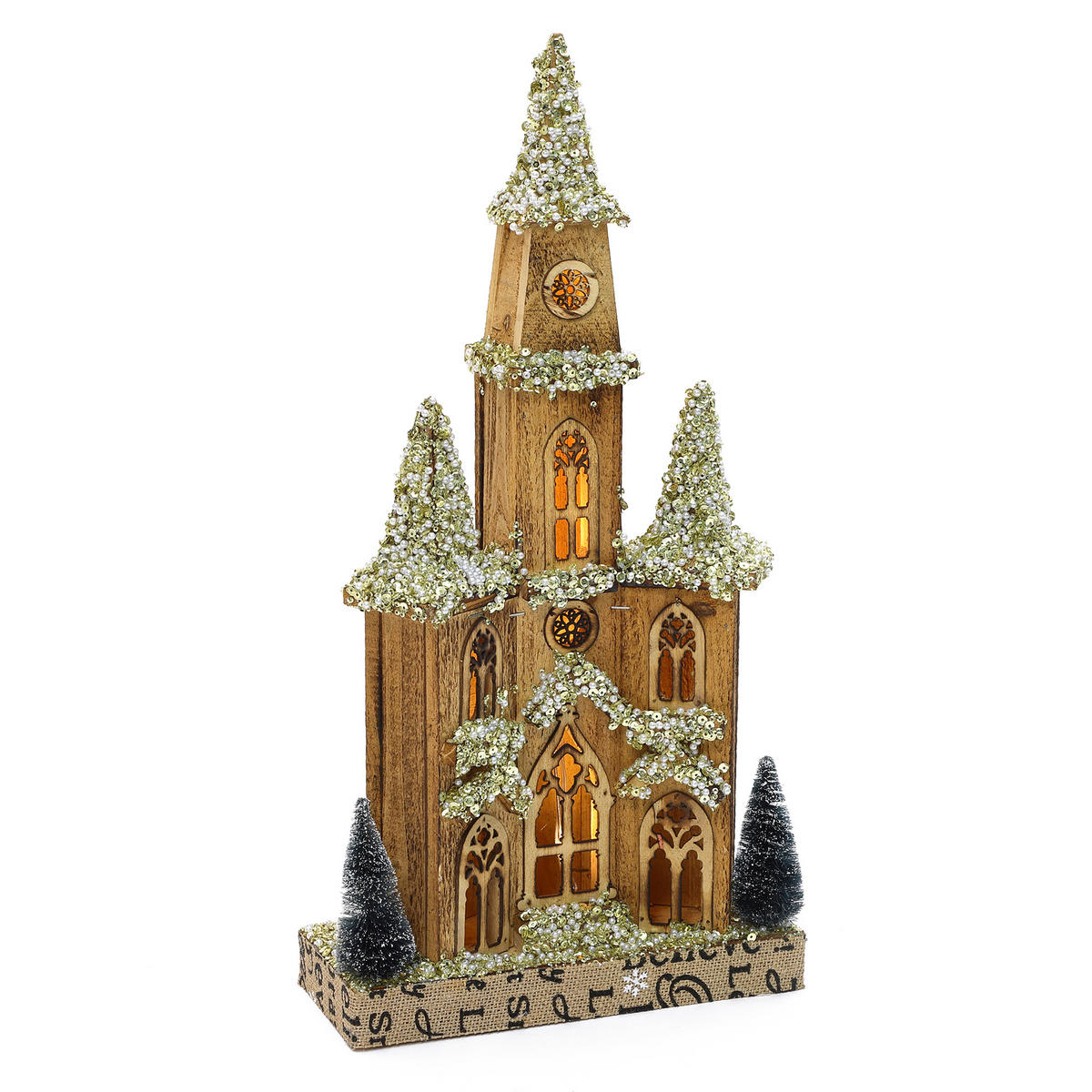 WEIHNACHTSHAUS HTHD0250 - Braun, Holz (11/51/25cm) - Hometopia